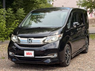 2016 Honda Stepwgn Spada V, чёрный, 1890000 рублей, вид 1