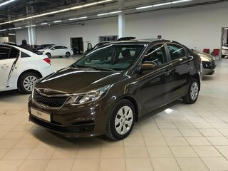 2015 Kia Rio III Рестайлинг, коричневый, 870000 рублей, вид 2