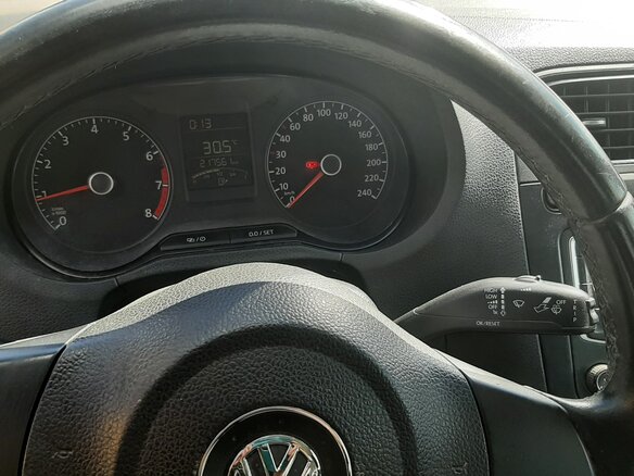 2015 Volkswagen Polo V, синий - вид 9