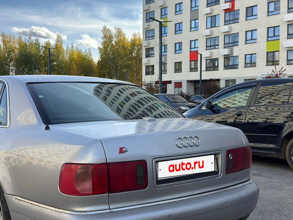 2001 Audi S8 I (D2) Рестайлинг, серебристый - вид 7