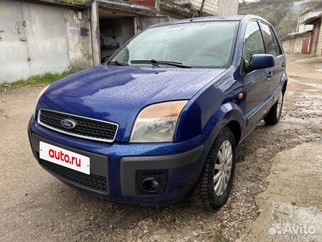2007 Ford Fusion I Рестайлинг, синий, 370000 рублей, вид 1