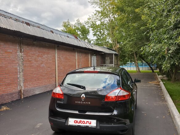 2012 Renault Megane III Рестайлинг, чёрный - вид 3