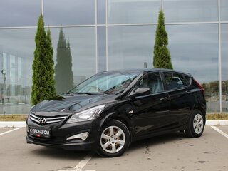 2015 Hyundai Solaris I Рестайлинг, чёрный, 980000 рублей, вид 1