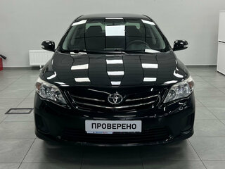 2012 Toyota Corolla X (E140, E150) Рестайлинг, чёрный, 1290000 рублей, вид 2