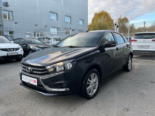 2018 Lada (ВАЗ) Vesta I, чёрный, 778774 рублей, вид 4