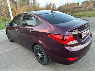 2011 Hyundai Solaris I, фиолетовый, 890000 рублей, вид 5
