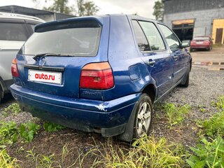 1996 Volkswagen Golf III, синий, 130000 рублей, вид 3