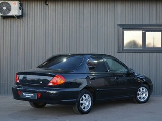 2007 Kia Spectra I Рестайлинг 2, чёрный, 309888 рублей, вид 4