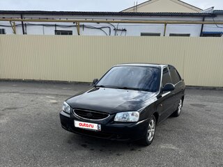 2006 Hyundai Accent ТагАЗ II, чёрный, 350000 рублей, вид 2