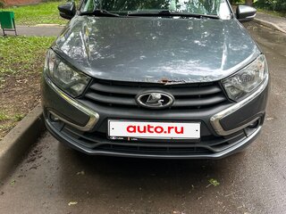 2018 Lada (ВАЗ) Granta I Рестайлинг, серебристый, 650000 рублей, вид 1