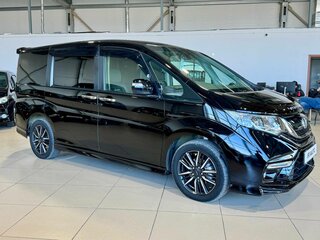 2017 Honda Stepwgn V Рестайлинг, чёрный, 1849000 рублей, вид 5