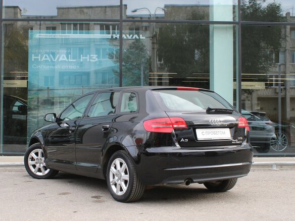 2011 Audi A3 II (8P) Рестайлинг 2, чёрный, 985000 рублей - вид 6
