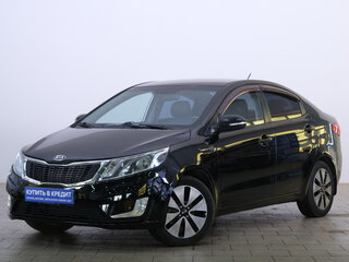 2012 Kia Rio 4-speed III, чёрный, 969000 рублей, вид 3