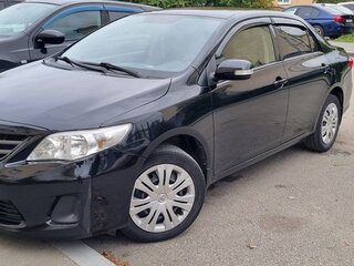 2012 Toyota Corolla X (E140, E150) Рестайлинг, чёрный, 1430000 рублей, вид 1