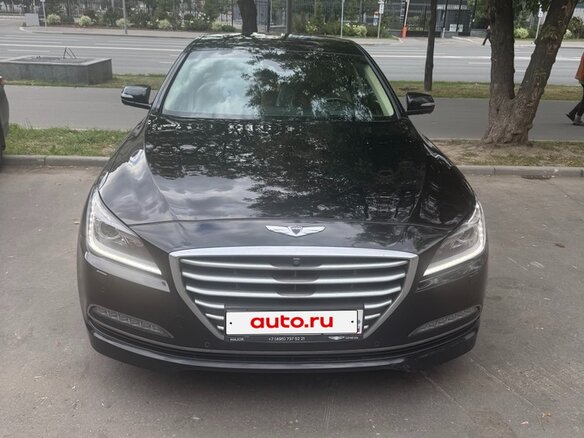 2014 Hyundai Genesis II, чёрный - вид 1