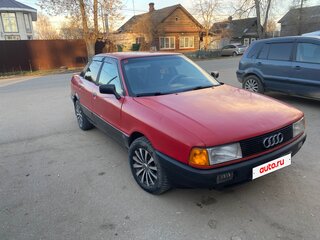 1987 Audi 80 IV (B3), красный, 120000 рублей, вид 2