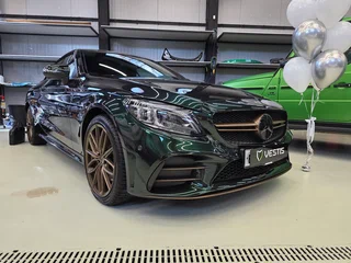 2018 Mercedes-Benz C-Класс AMG 43 AMG IV (W205) Рестайлинг, зелёный, 5600000 рублей, вид 2