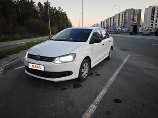 2013 Volkswagen Polo V, белый, 580000 рублей, вид 1