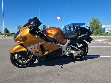 2005 Suzuki GSX 1300 R Hayabusa, золотистый, 600000 рублей, вид 5