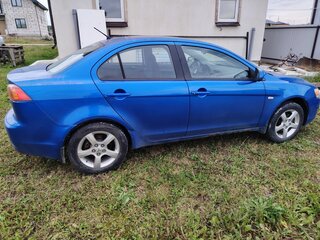 2008 Mitsubishi Lancer X, синий, 380000 рублей, вид 3