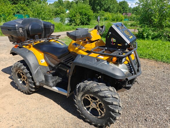 2014 CFMoto CF600-X6, жёлтый, 545000 рублей - вид 9