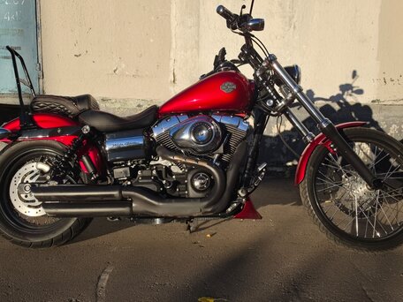 2013 Harley-Davidson Dyna Wide Glide, красный, 1170000 рублей, вид 2