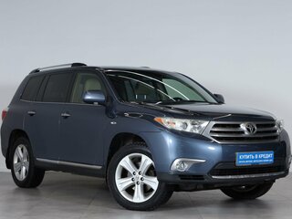 2013 Toyota Highlander II (XU40) Рестайлинг, голубой, 2499000 рублей, вид 1