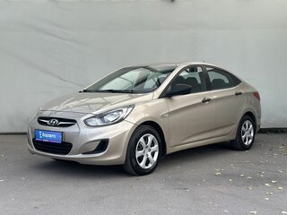 2011 Hyundai Solaris I, бежевый, 720000 рублей, вид 1