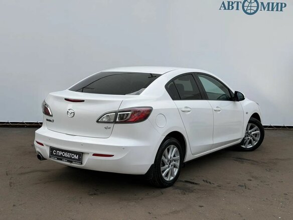 2013 Mazda 3 II (BL) Рестайлинг, белый, 829000 рублей - вид 4