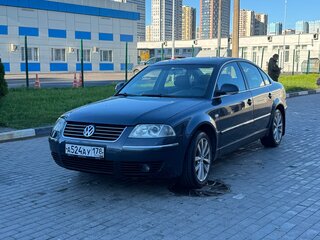 2004 Volkswagen Passat B5 Рестайлинг, синий, 539990 рублей, вид 1