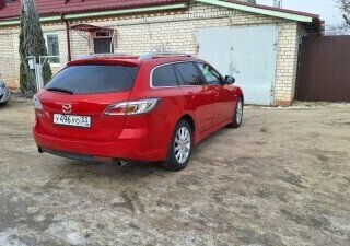 2008 Mazda 6 II (GH), красный, 730000 рублей, вид 4