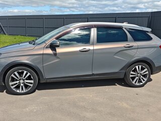 2018 Lada (ВАЗ) Vesta SW Cross I, серый, 825000 рублей, вид 4