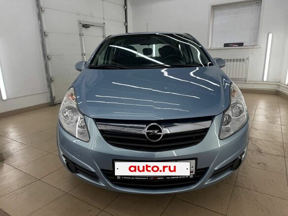 2008 Opel Corsa D, голубой, 419000 рублей - вид 1