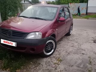 2010 Renault Logan I Рестайлинг, красный, 315000 рублей, вид 1