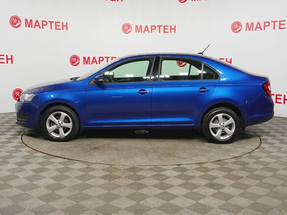 2017 Skoda Rapid I Рестайлинг, синий, 1318000 рублей - вид 8