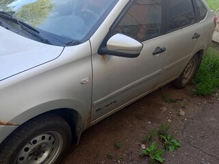 2014 Lada (ВАЗ) Granta I, серебристый, 160000 рублей, вид 5