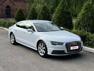 2014 Audi A7 I (4G) Рестайлинг, белый, 2340000 рублей, вид 2