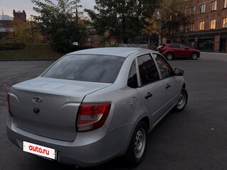 2013 Lada (ВАЗ) Granta I, серебристый, 450000 рублей, вид 5