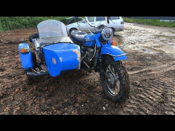 1990 Урал ИМЗ-8.103, синий, 170000 рублей - вид 5