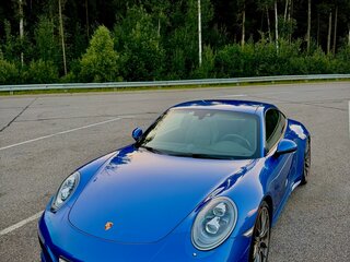 2018 Porsche 911 Carrera 4S VII (991) Рестайлинг, синий, 10000000 рублей, вид 2