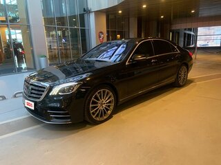 2017 Mercedes-Benz S-Класс 400 d Long VI (W222, C217) Рестайлинг, чёрный, 4300000 рублей, вид 1