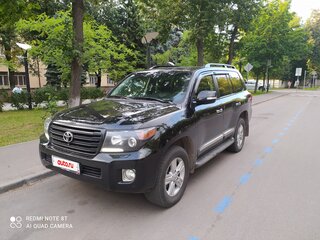2012 Toyota Land Cruiser 200 Series Рестайлинг 1, чёрный, 3380000 рублей, вид 1