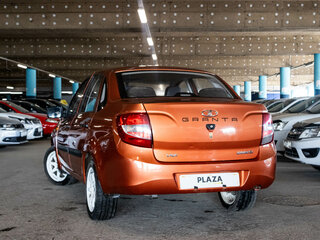 2014 Lada (ВАЗ) Granta I, оранжевый, 350000 рублей, вид 4