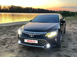 2017 Toyota Camry US Market VII (XV50) Рестайлинг, чёрный, 2350000 рублей, вид 3