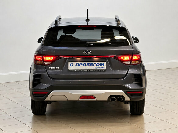 2021 Kia Rio X IV Рестайлинг, серый, 1760000 рублей - вид 2