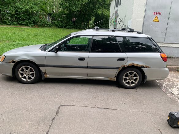 2001 Subaru Legacy III, серебристый, 250000 рублей - вид 2