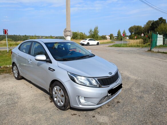2011 Kia Rio 5-speed III, серебристый - вид 5