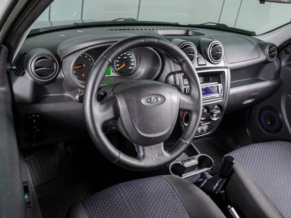 2014 Lada (ВАЗ) Granta I, чёрный, 469000 рублей - вид 5