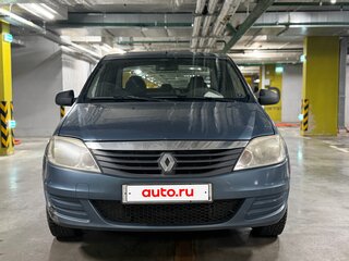 2012 Renault Logan I Рестайлинг, синий, 355000 рублей, вид 1