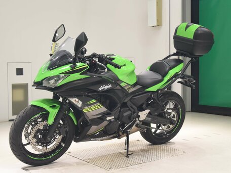 2019 Kawasaki Ninja 650, зелёный, 680000 рублей, вид 2